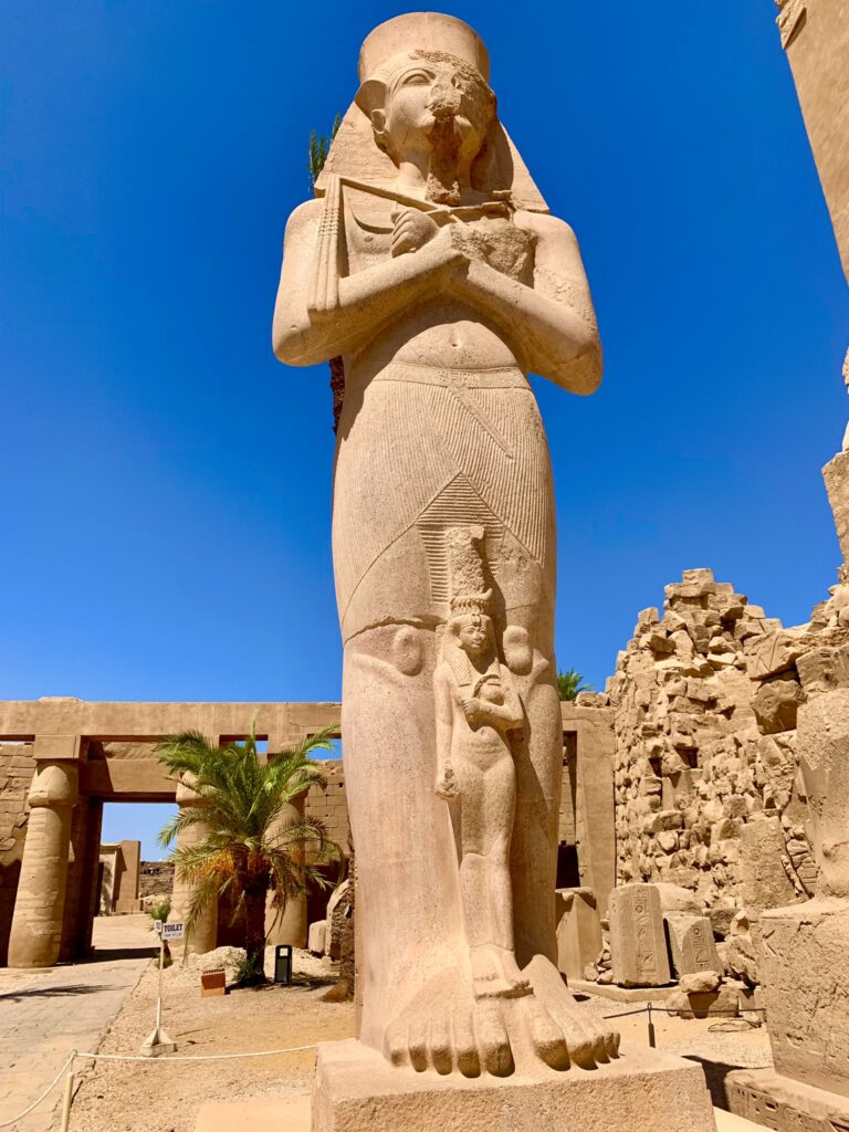 Karnak-tempel statue Egypten