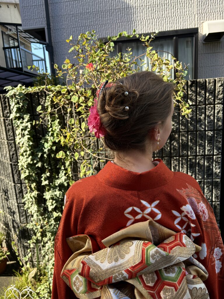 Emilies hår til te ceremoni Japan