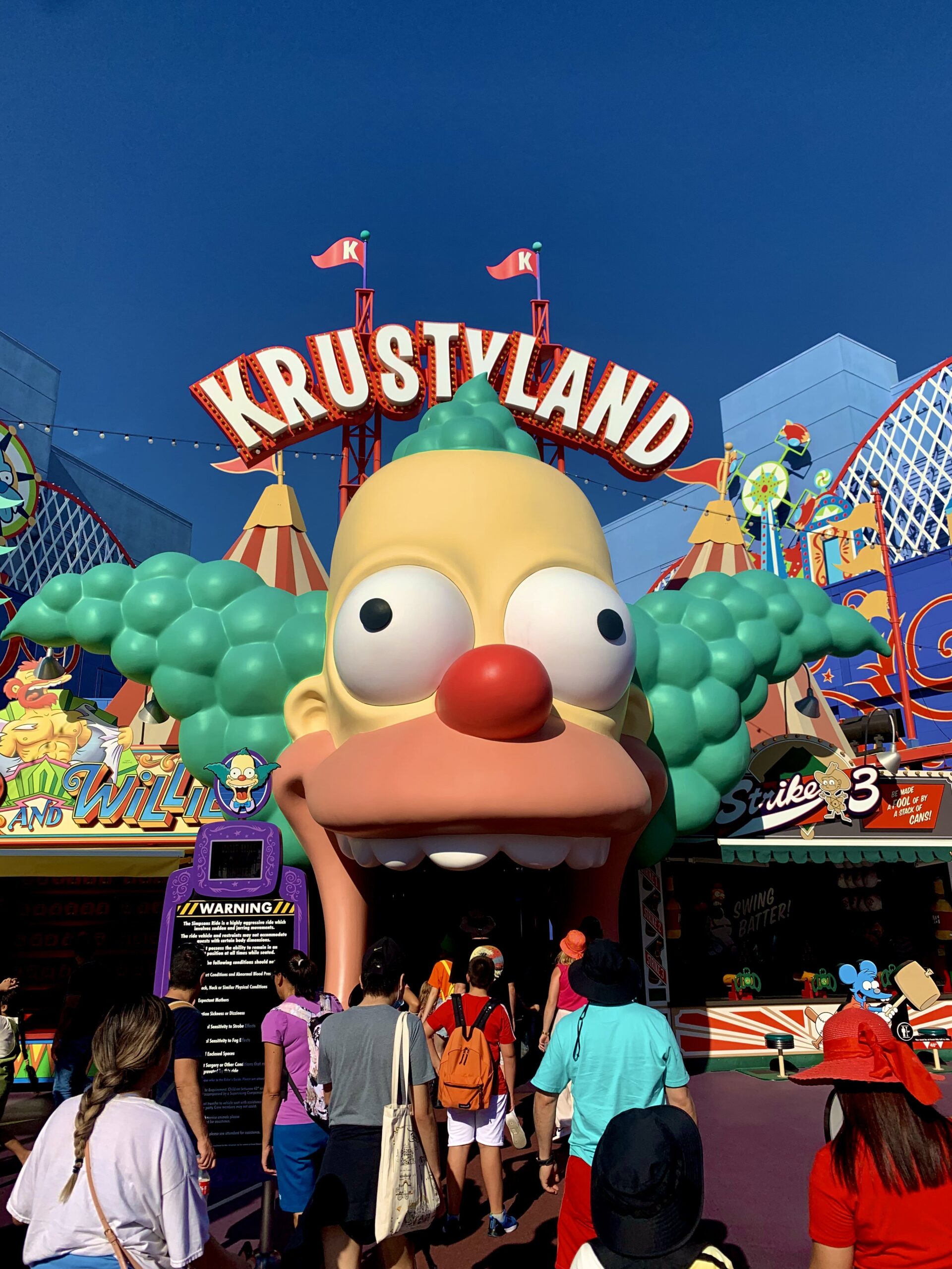 Krustyland Universal Studios Los Angeles USA