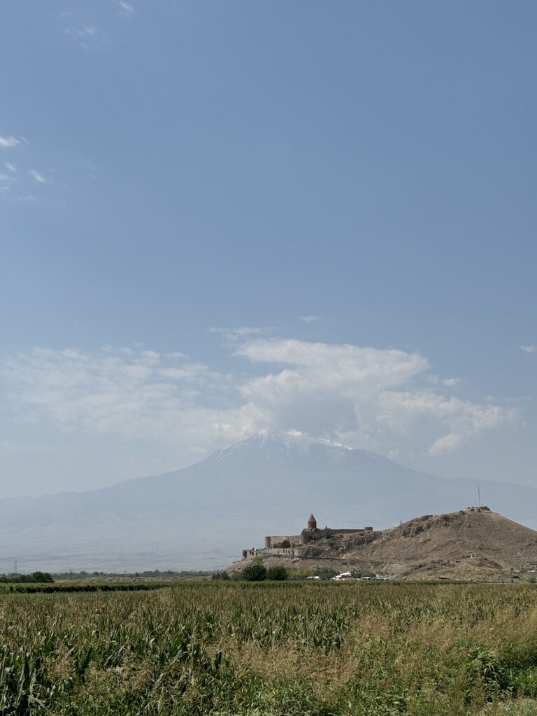 Udsigt til Khor Virap Armenien